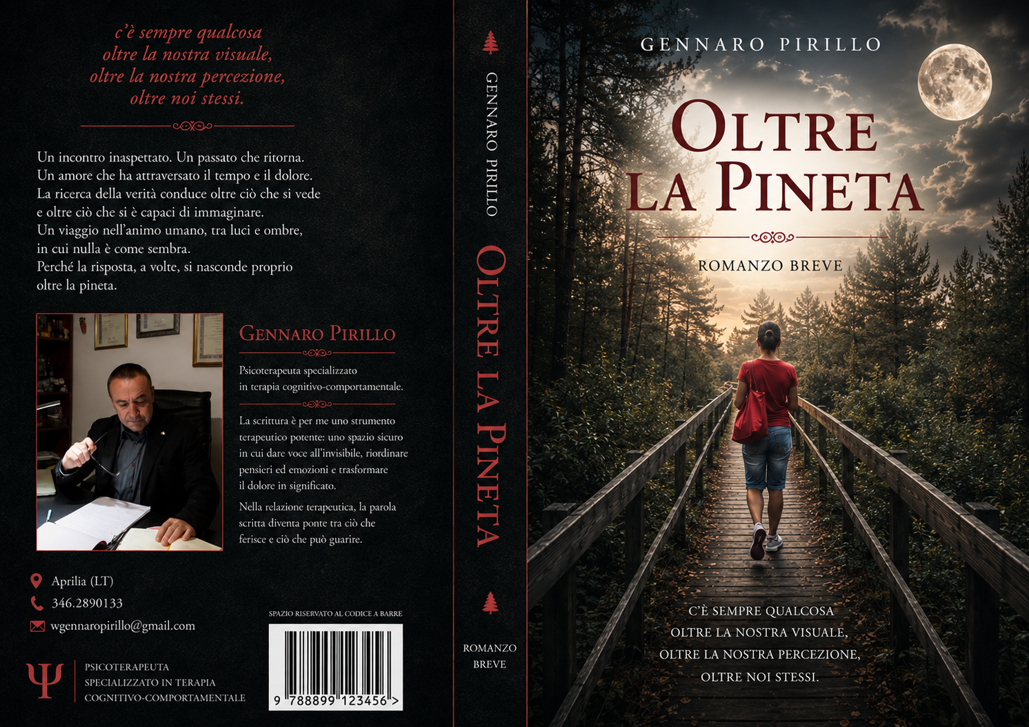 Copertina del libro Oltre la pineta di Gennaro Pirillo
